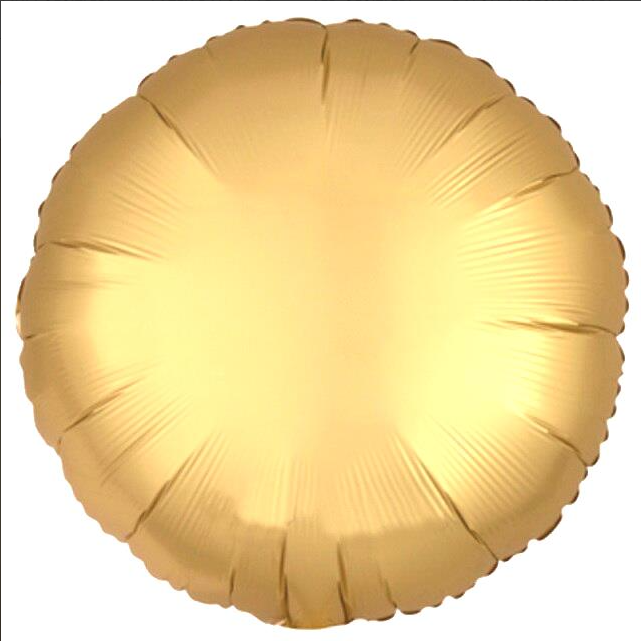 Yuvarlak Gold Folyo Balon 18 İNC